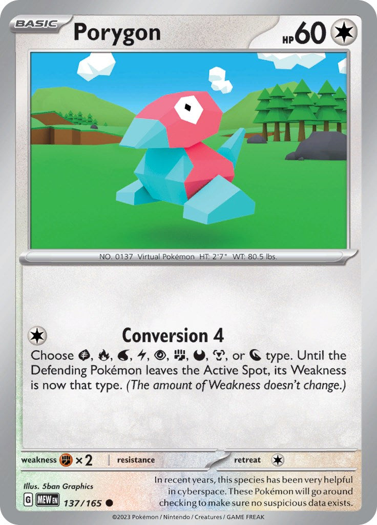 Porygon [MEW - 137/165]