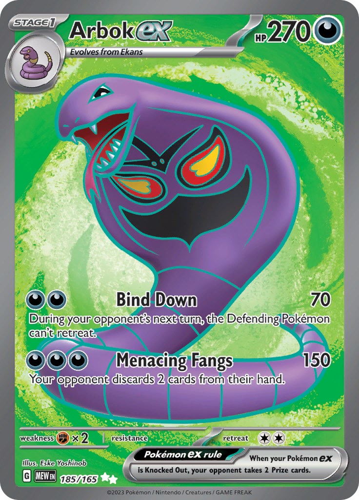 Arbok ex - 185/165 [MEW - 185/165]