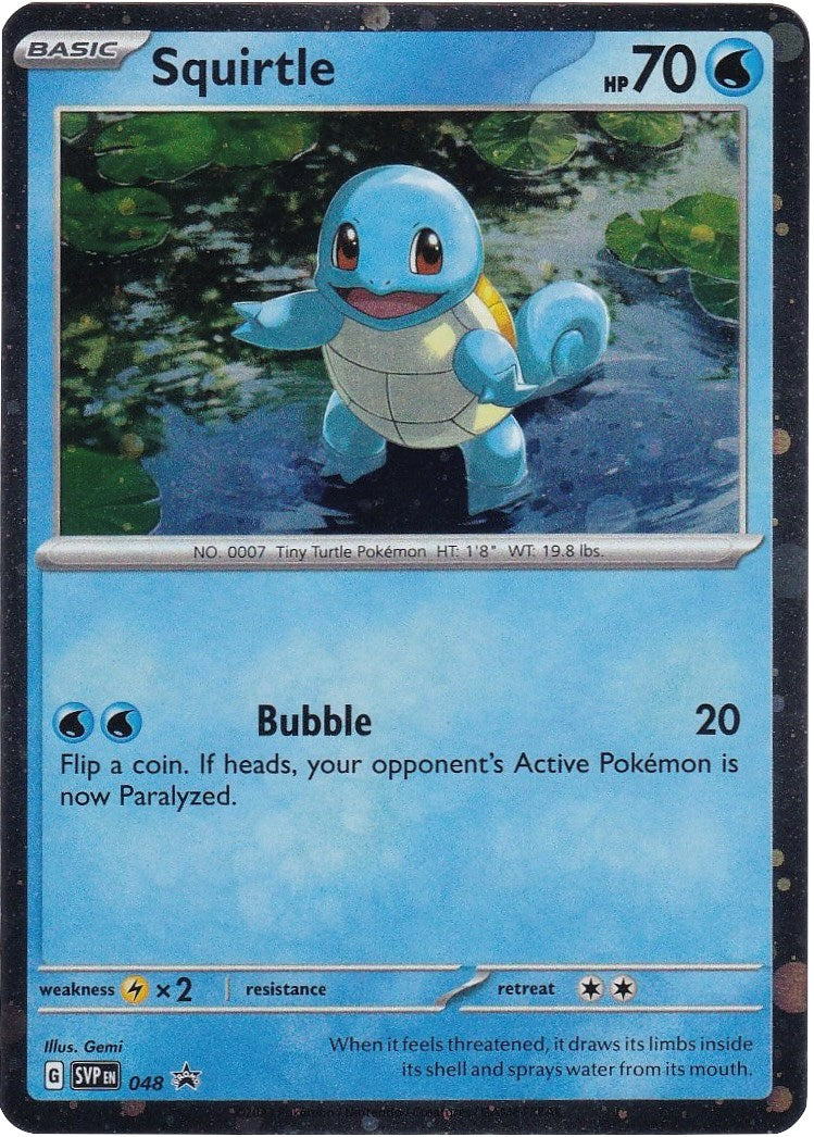 Squirtle - 048 (Cosmos Holo) [SVP - 048]