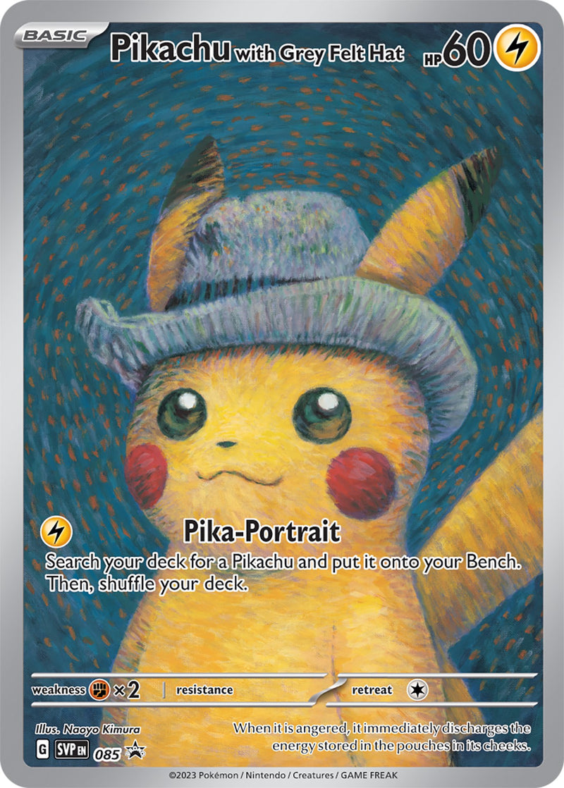 Pikachu with Grey Felt Hat [SVP - 085]