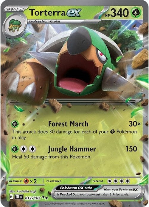 Torterra ex - 012/162 [TEF - 012/162]