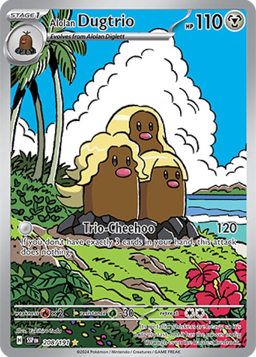 Alolan Dugtrio - 208/191 [SV08 - 208/191]