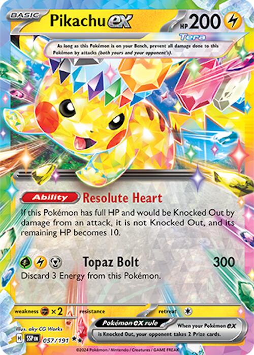 Pikachu ex - 057/191 [SV08 - 057/191]