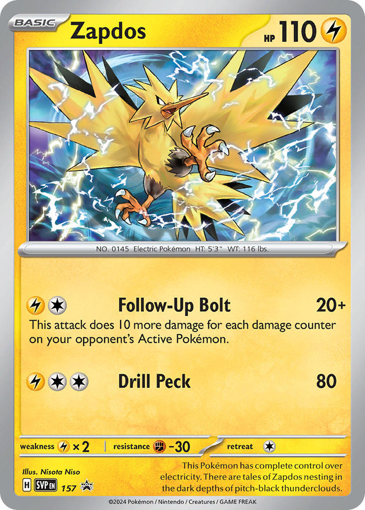 Zapdos - 157 [SVP - 157]