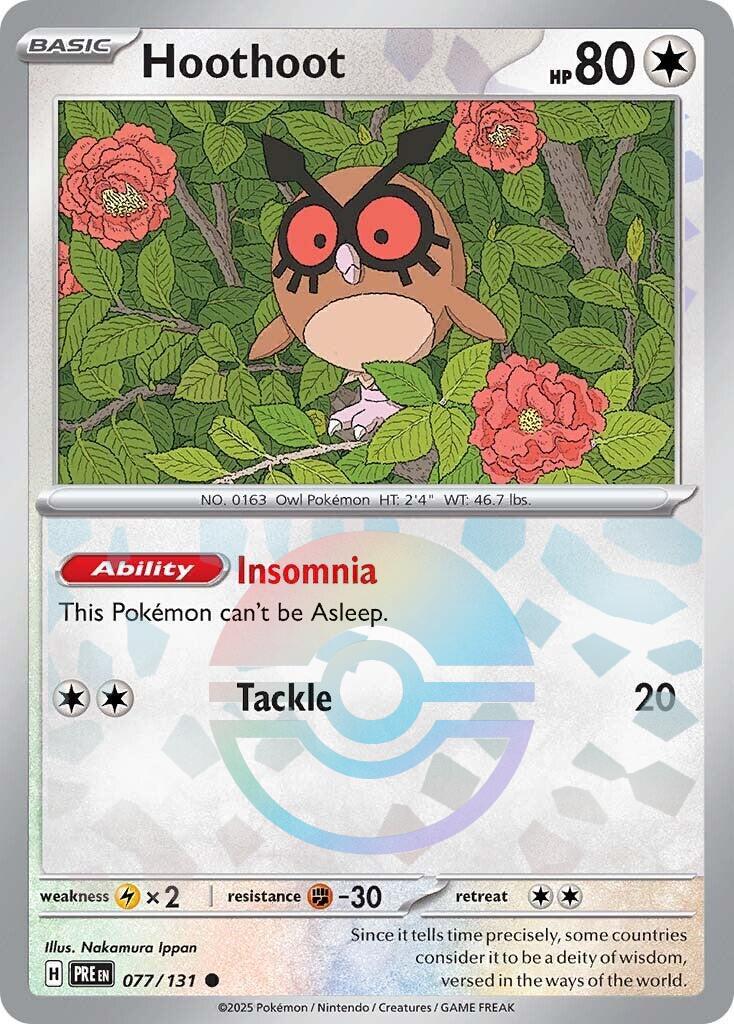 Hoothoot (Poke Ball Pattern) [PRE - 077/131]