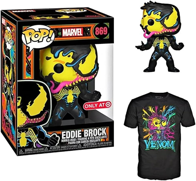 Eddie Brock (Blacklight Pop & Tees) - Marvel