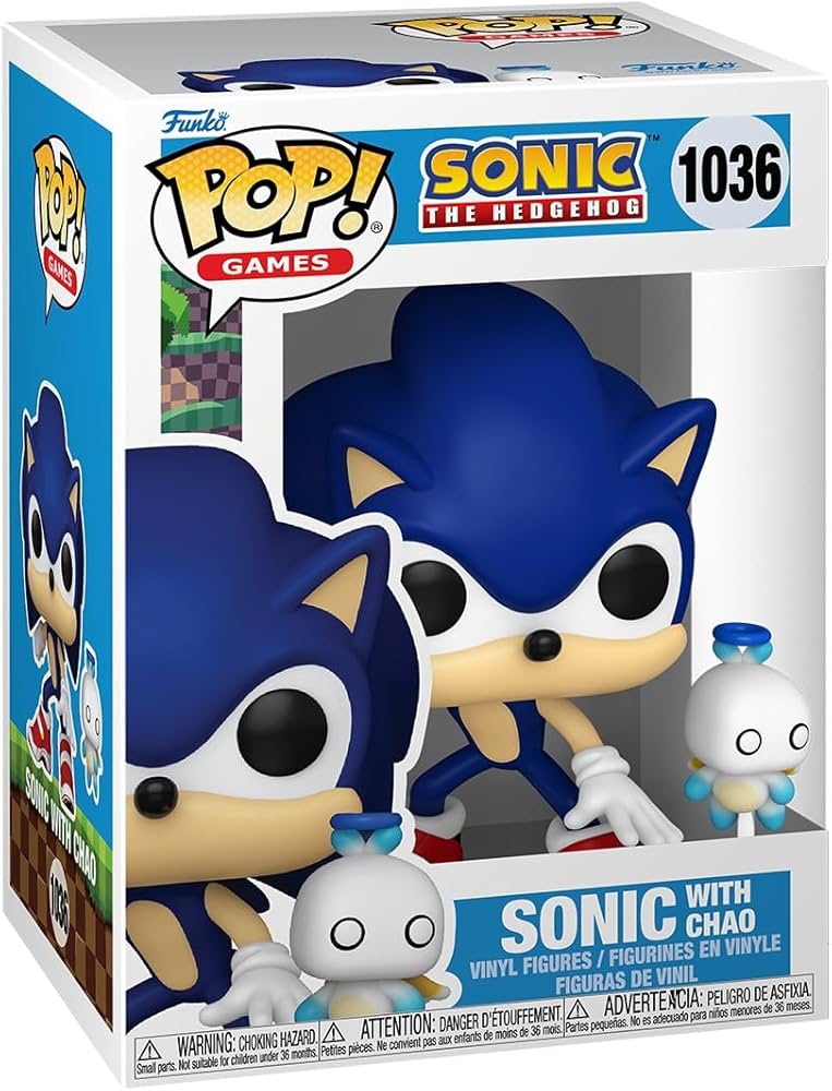 Sonic With Hero Chao - Sonic the Hedgehog