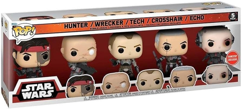 Hunter / Wrecker / Tech / Crosshair / Echo - Star Wars 5 Pack (EB Games Exclusive)