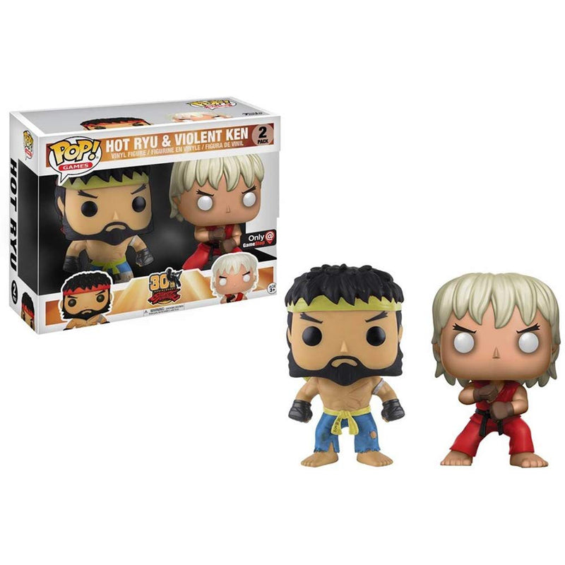 Hot Ryu & Violent Ken - Street Fighter 30Th Anniversary 2 pack (Only At Gamestop)