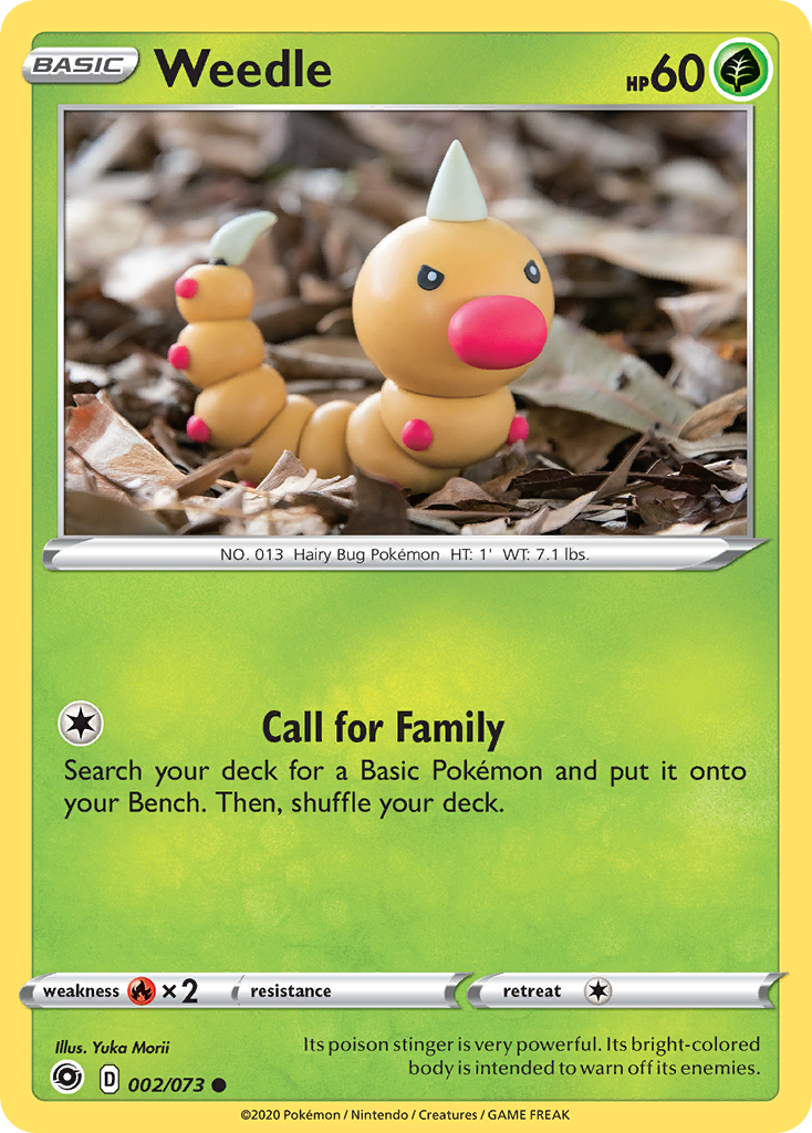 Weedle (002/073) [Épée et bouclier : la voie du champion] 