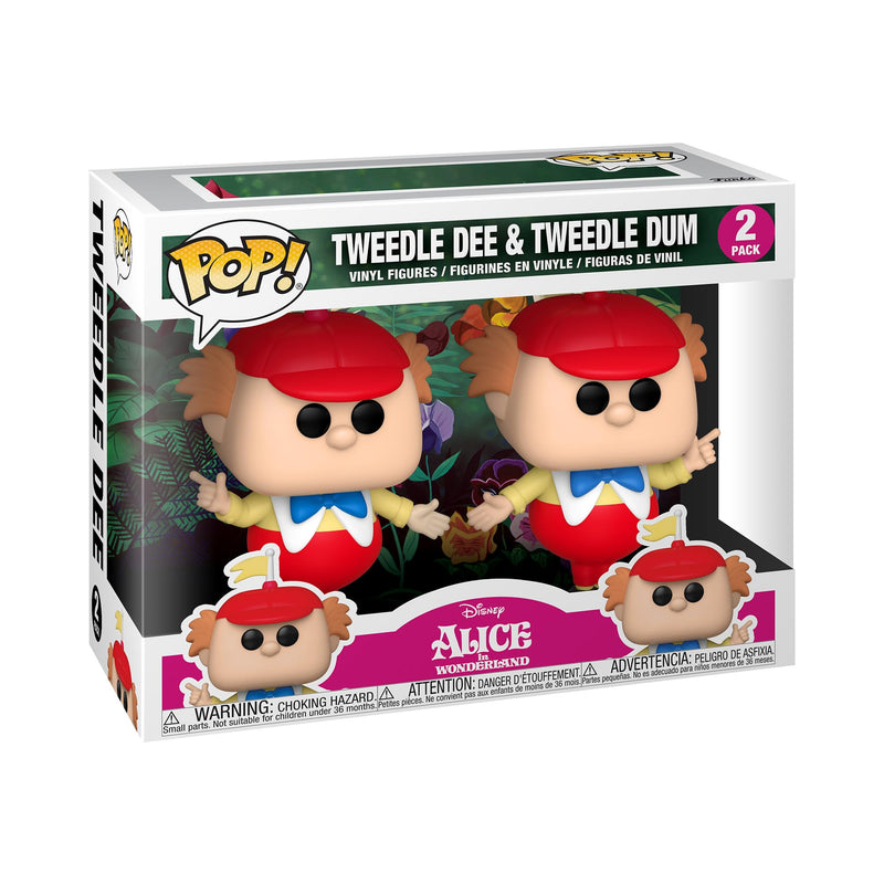 Tweedle Dee & Tweedle Dum - Disney Alice in Wonderland 2 Pack