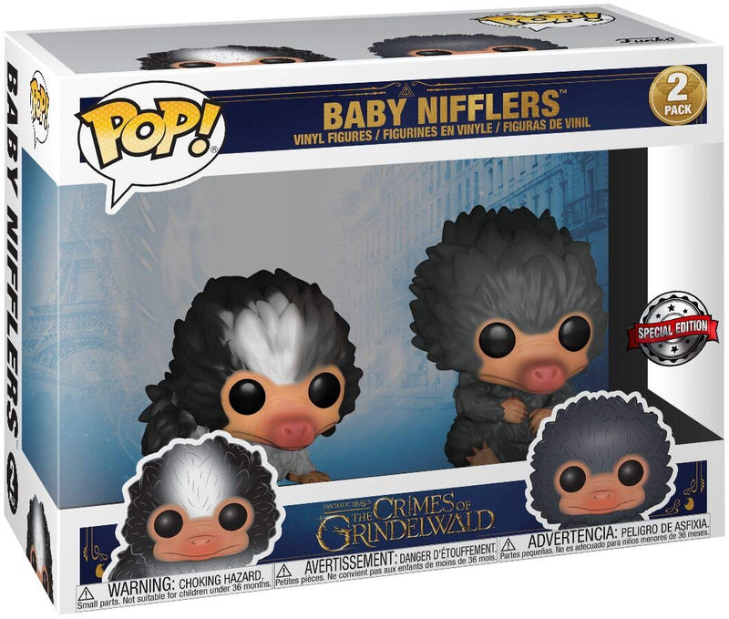 Baby Nifflers - Fantastic Beasts The Crimes Of Grindelwald 2 Pack (Special Edition) (NO STICKER)