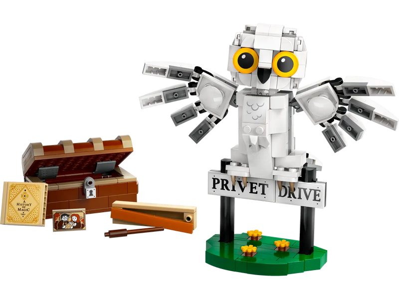 Hedwig at 4 Pivet Drive - Lego Harry Potter (76425) - NEW / SEALED