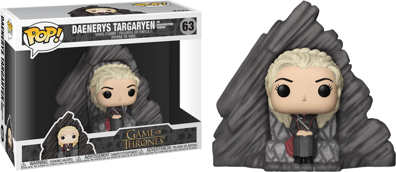 Daenerys Targaryen sur le trône de Dragonstone - Game of Thrones