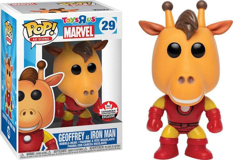 Geoffrey as Iron Man - Marvel Toys R US