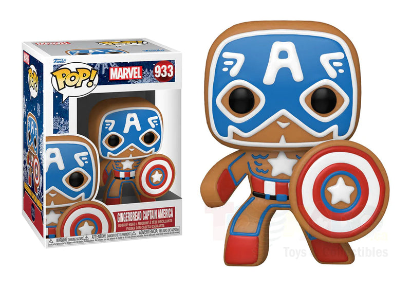 Gingerbread Captain America - Marvel