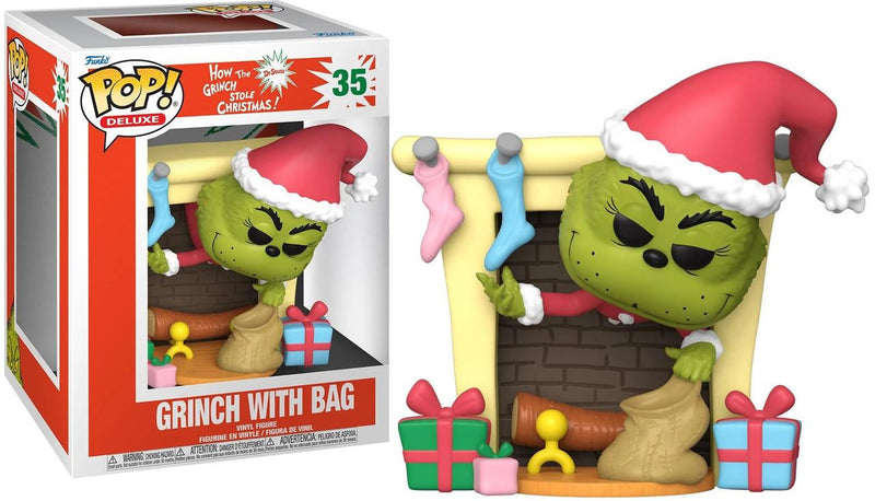 Grinch With Bag - How The Grinch Stole Christmas