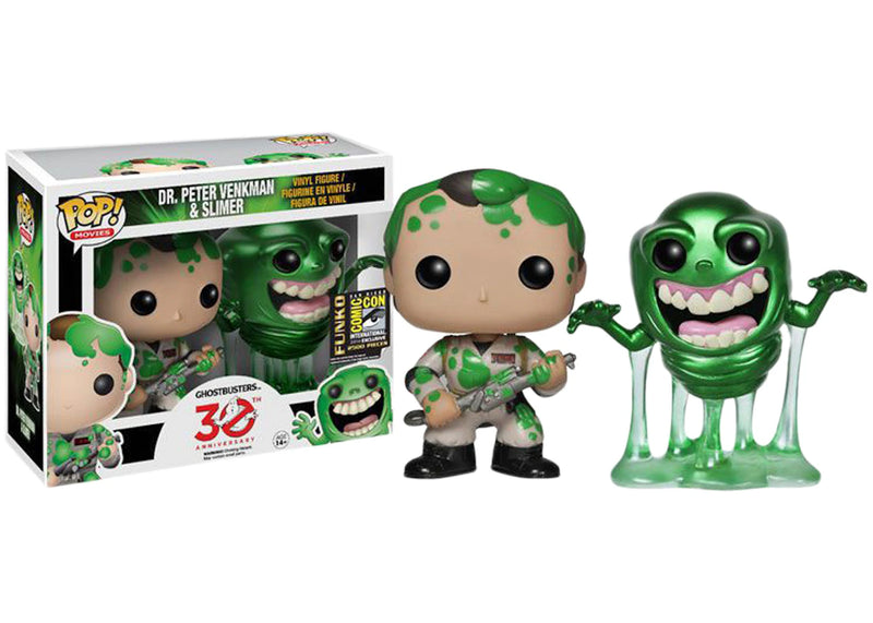 Dr. Peter Venkman & Slimer - Ghostbusters 30th Anniversary 2 Pack (2014 Comic Con 2500 Pcs)