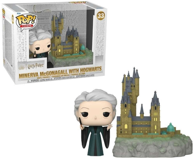 Minerva McGonagall with Hogwarts - Wizarding World Harry Potter