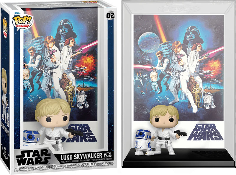 Luke Skywalker with R2-D2 (Movie Posters) - Star Wars