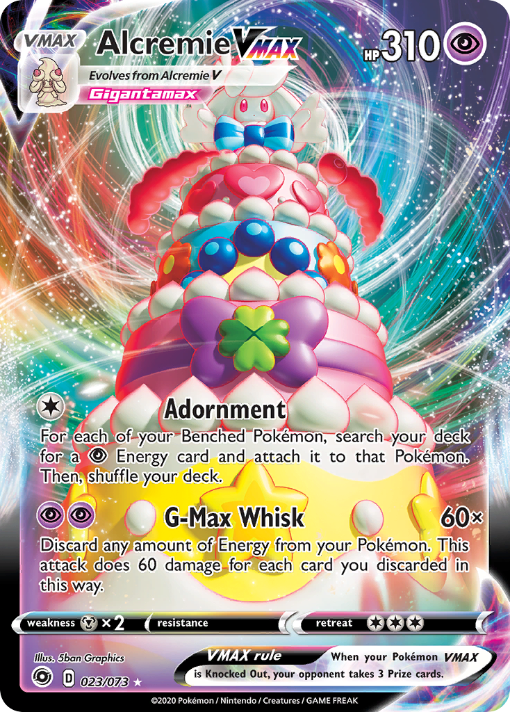 Alcremie VMAX (023/073) [Épée et Bouclier : Voie du Champion] 