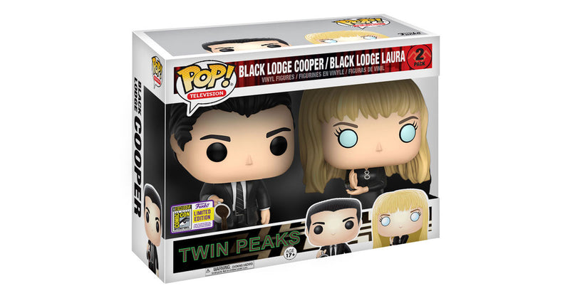 Black Lodge Cooper / Black Lodge Laura - Twin Peak 2 Pack  (2017 Comic Con)