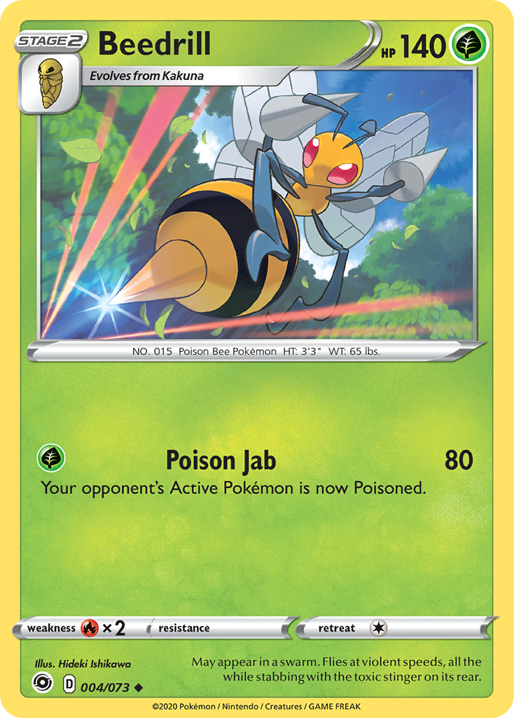 Beedrill (004/073) [Épée et bouclier : la voie du champion] 