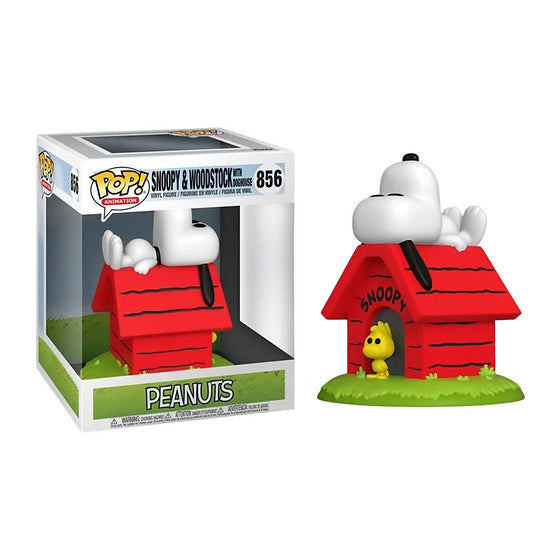 Snoopy & Woodstock With Doghouse - Peanuts