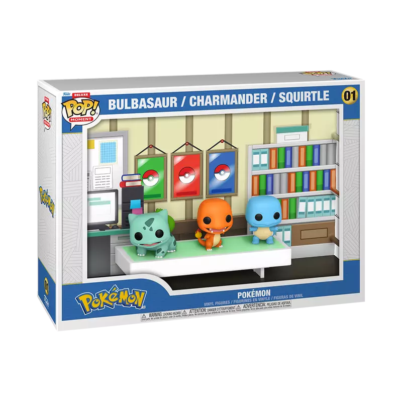 Bulbasaur / Charmander / Squirtle (Deluxe) - Pokemon