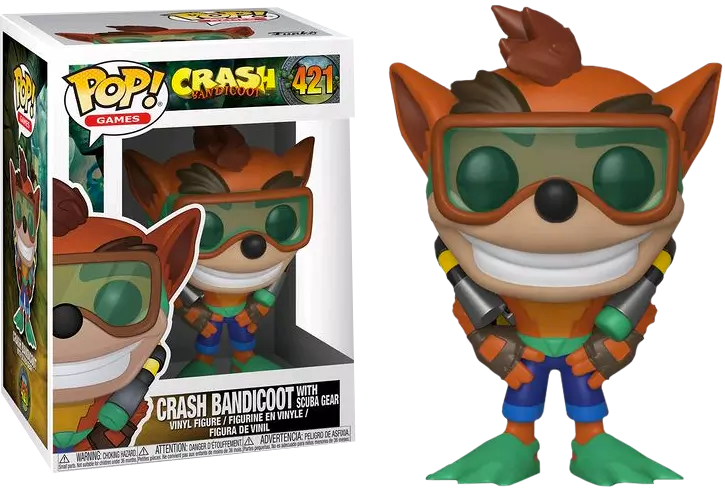 Crash Bandicoot with Scuba Gear - Crash Bandicoot