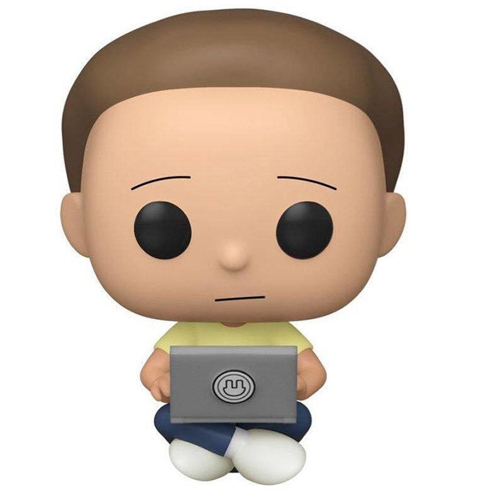 Morty with Laptop - Rick and Morty