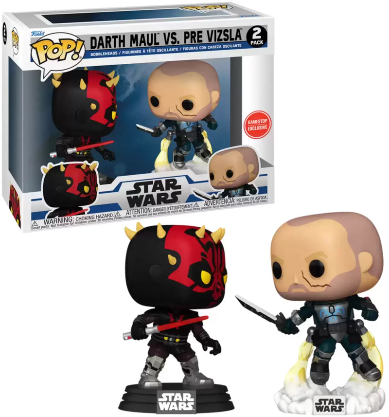 Darth Maul VS Pre Vizsla - Star Wars 2 Pack (Gamestop Exclusive)