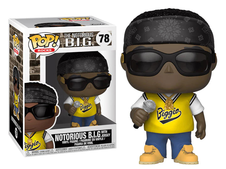 Notorious B.I.G. with Jersey - Pop! Rocks The Notorious B.I.G.