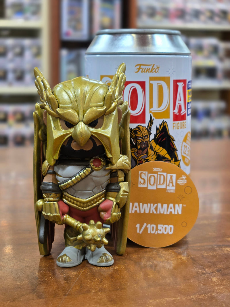 Hawkman (Soda) (2022 Wonderous Convention) 12,500 Pc/Pz - DC Black Adam