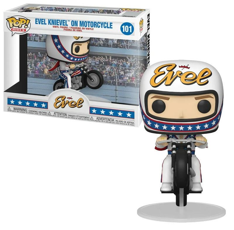 Evel Knievel on Motorcycle - Pop! Rides Evel