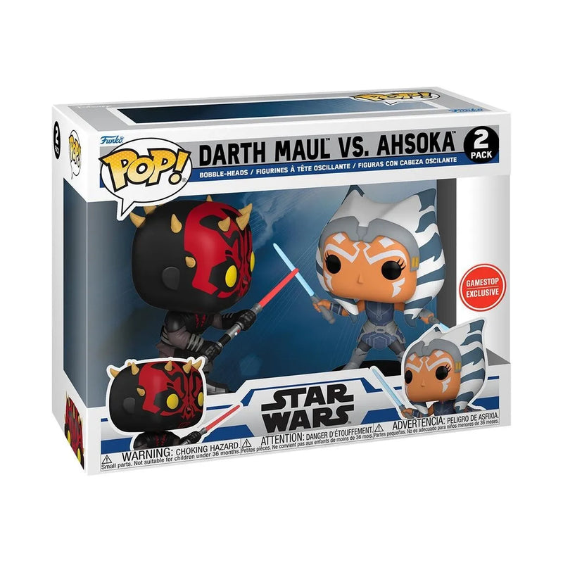 Dark Maul VS Ahsoka - Pack Star Wars 2 (exclusivité Gamestop)