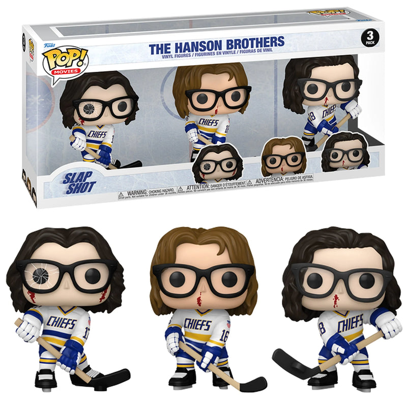 The Hanson Brothers (3 Pack) - Slap Shot